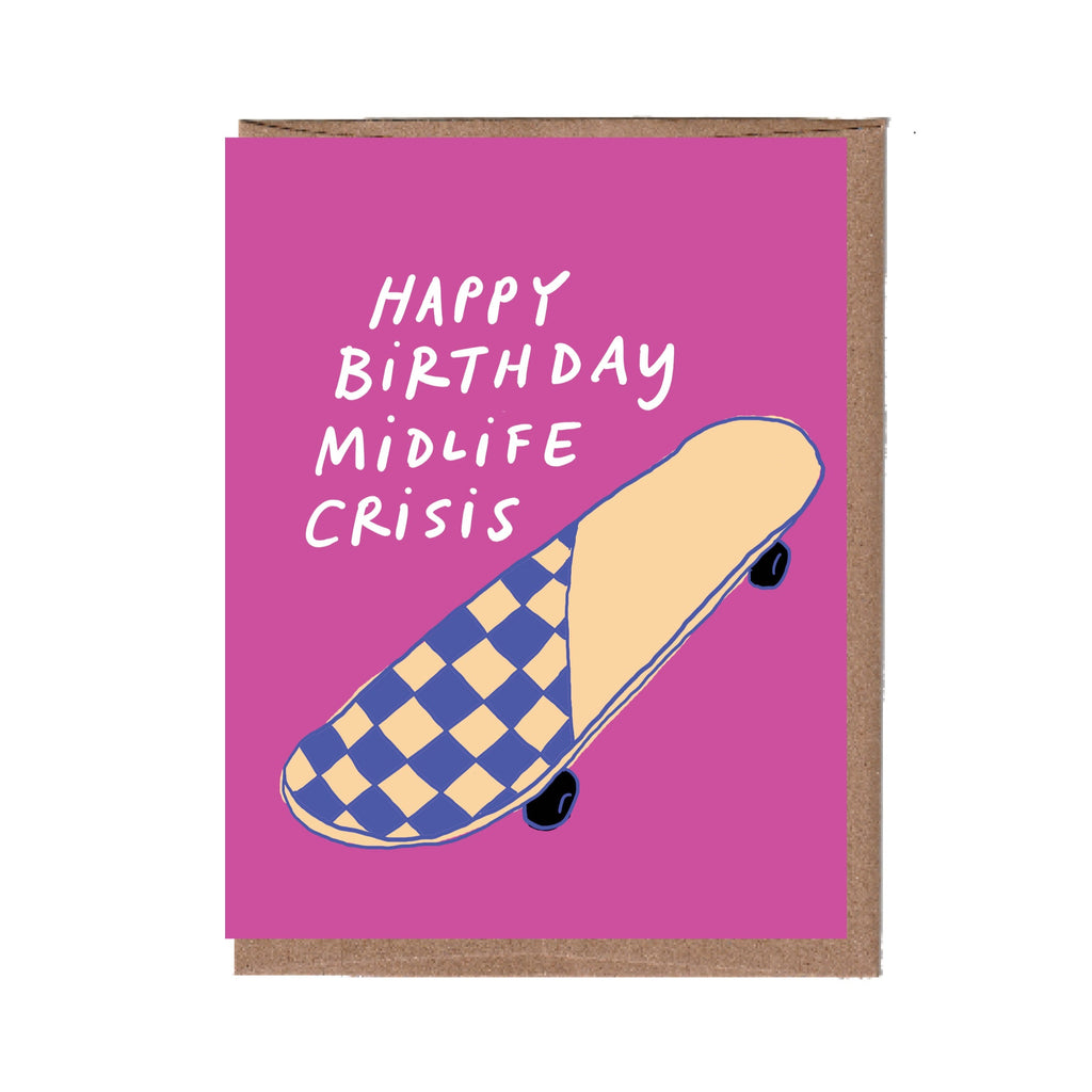 Midlife Crisis Birthday Card