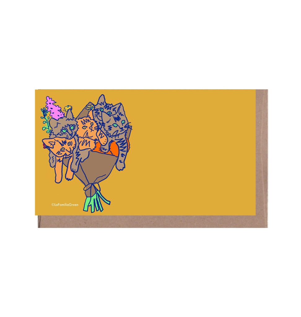 Cat Bouquet Enclosure Note