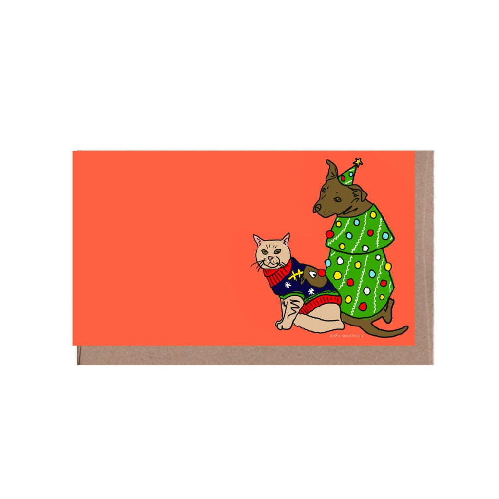 Ugly Pet Sweaters Holiday Enclosure Note