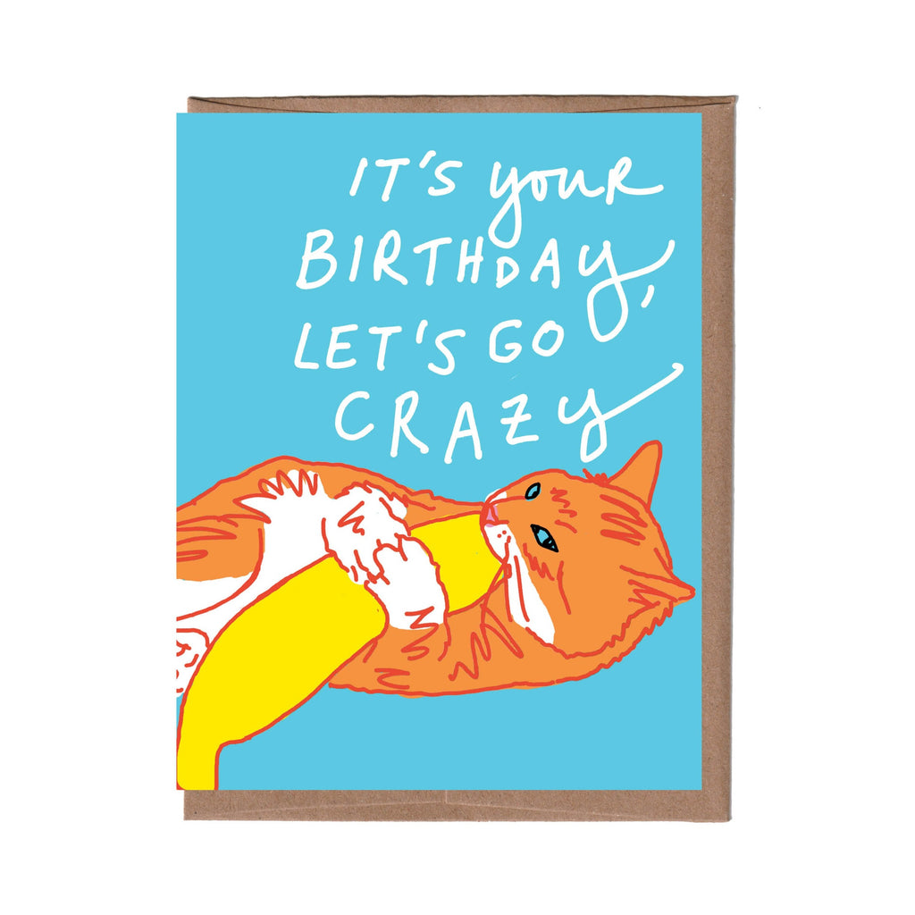 Scratch & Sniff Catnip Toy Birthday Card