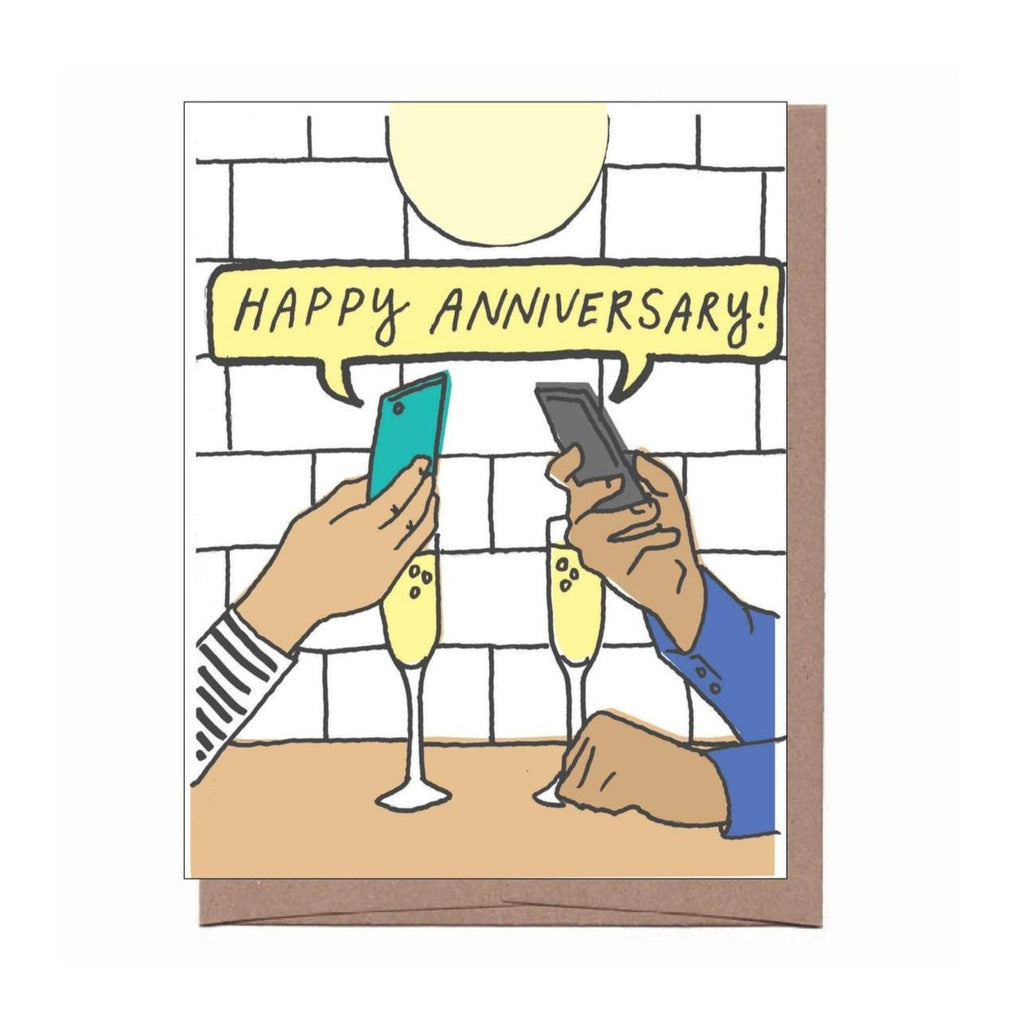 Anniversary Phones Card