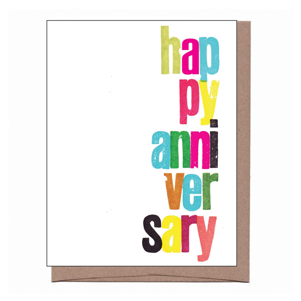 Technicolor Anniversary Card