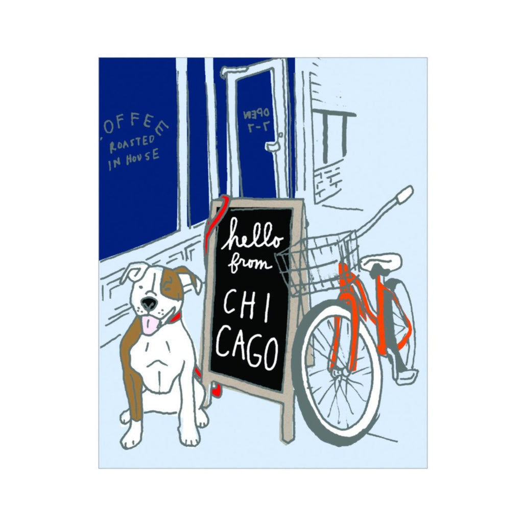 Chicago Coffee Shop Art Print
