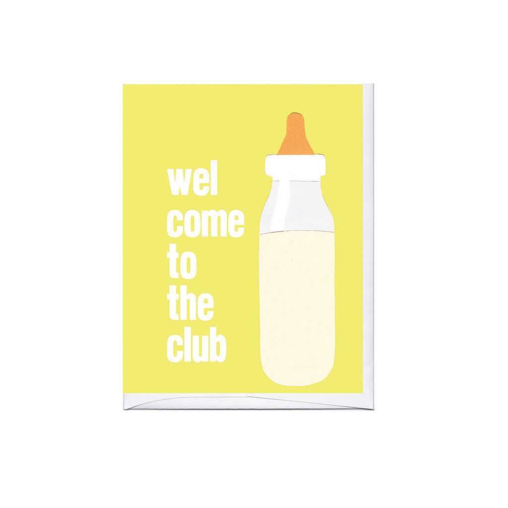 Welcome to the Club New Baby Card