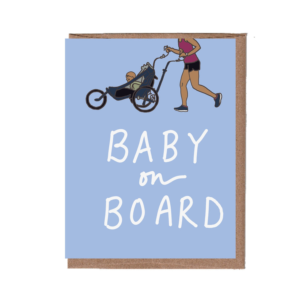 Running Stroller Card