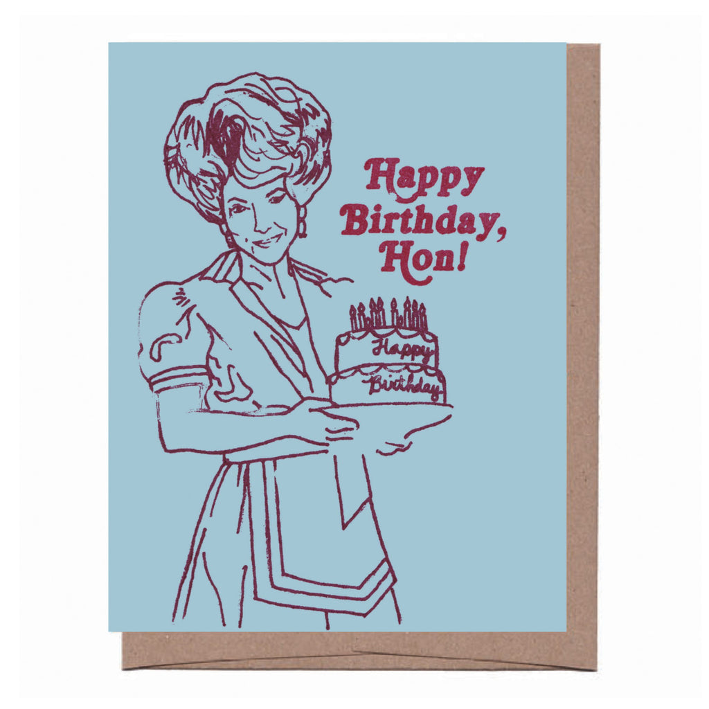Big Hair Birthday Card