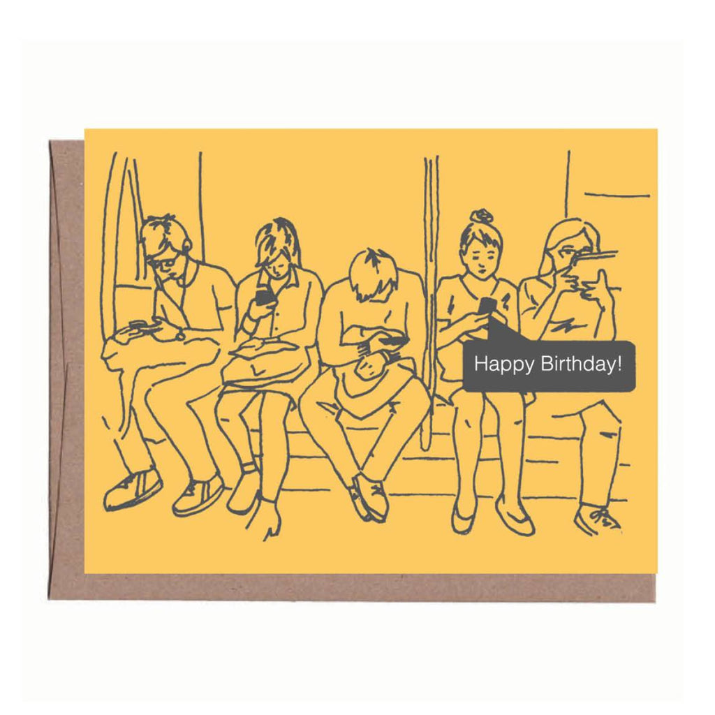 Birthday Texts Card