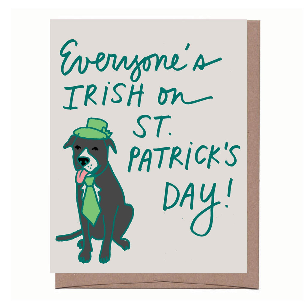 Irish Frogger St. Patrick's Day Card