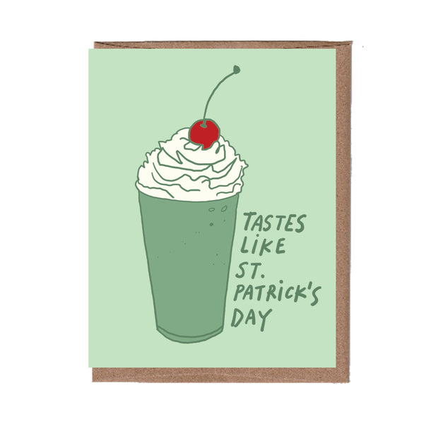Green Shake St. Patrick's Day Card