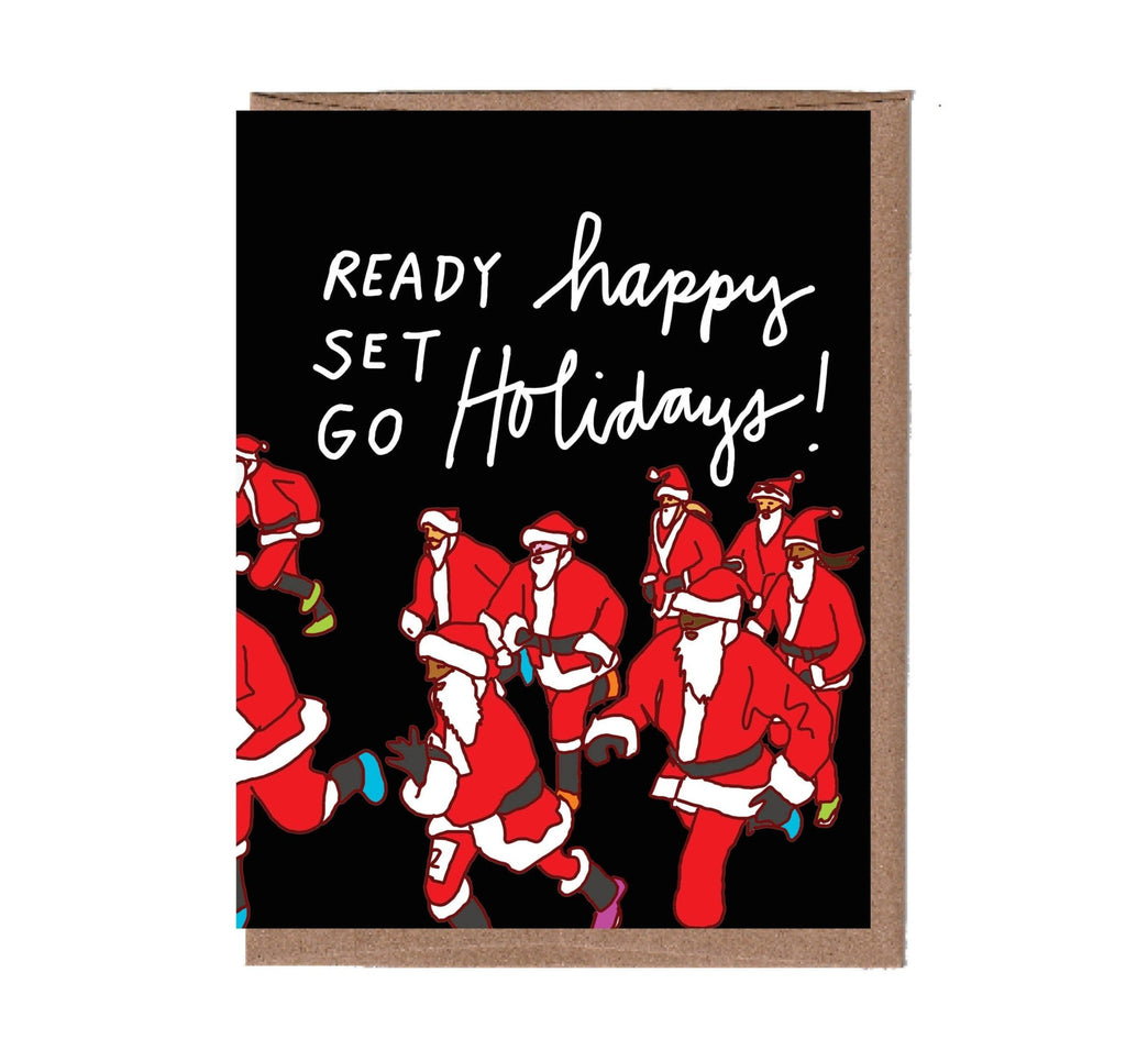 Santa Race Holiday Card
