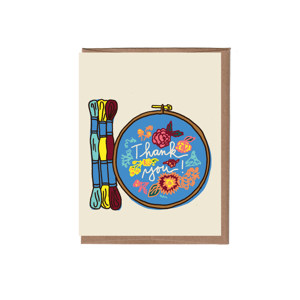 Needlepoint Thank You Note