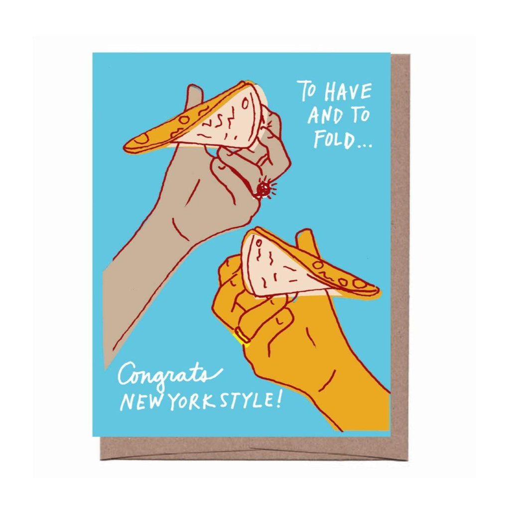 To Have and to Fold New York Wedding Card