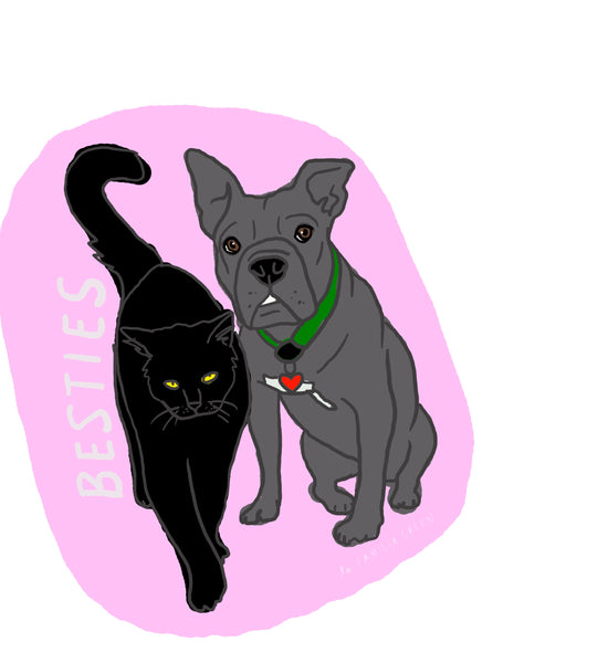 Besties Sticker