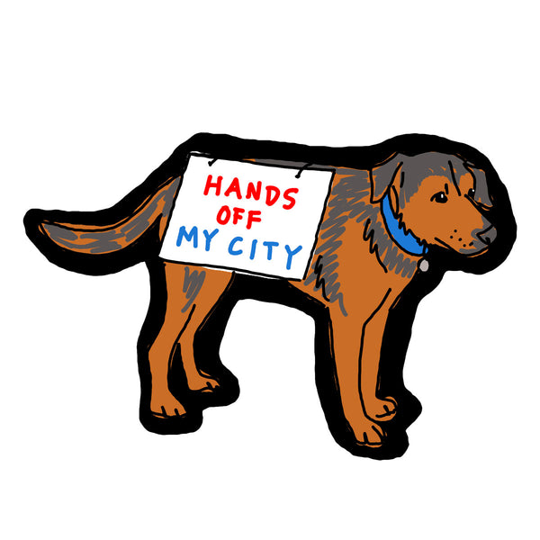 Protest Dog Sticker