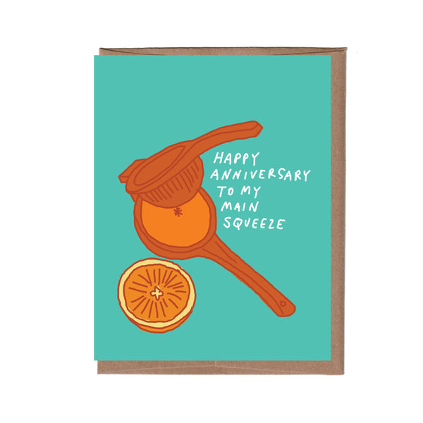 Scratch & Sniff Main Squeeze Anniversary Card