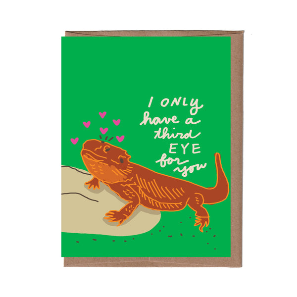 Bearded Dragon Love Card