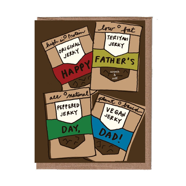 Scratch & Sniff Jerky Father's Day Card