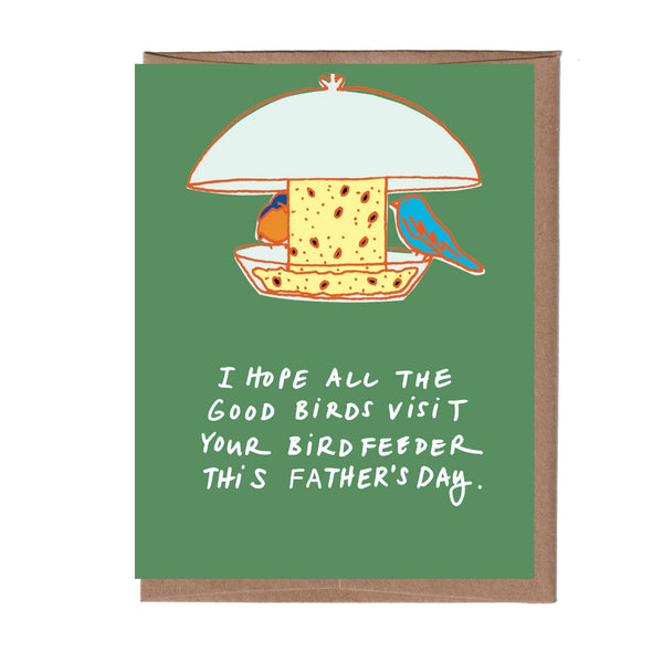 Bird Feeder Father's Day Card