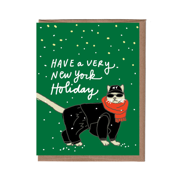 NYC Cat Holiday Card