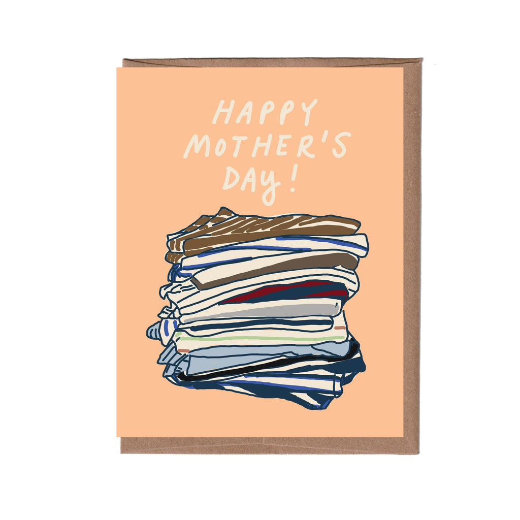 Striped Shirts Mother's Day Card