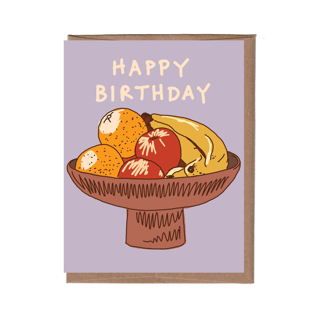 Scratch & Sniff Fruit Bowl Birthday Card