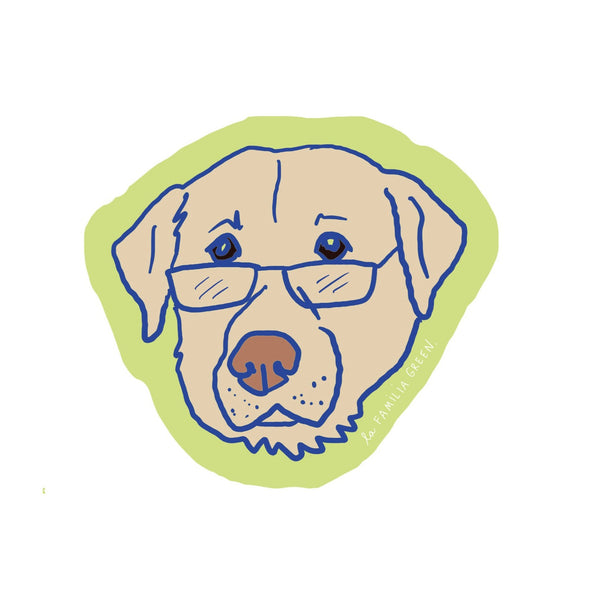 Dog Readers Sticker