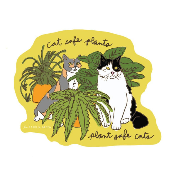 Cat Safe Plants Sticker