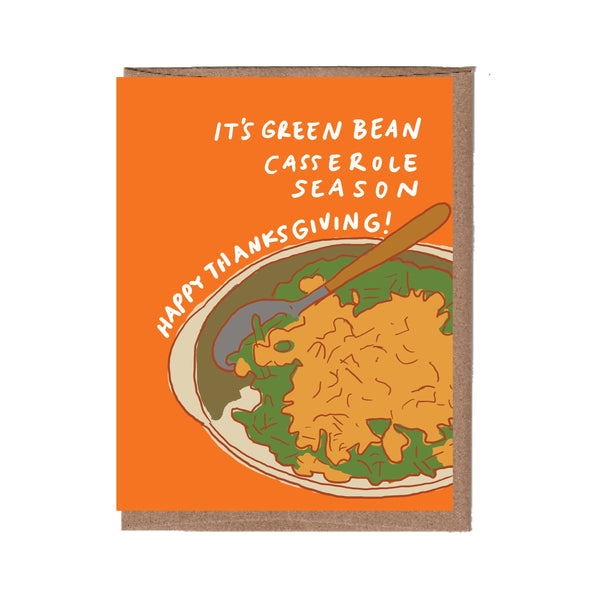 Scratch & Sniff Green Bean Casserole Thanksgiving Card