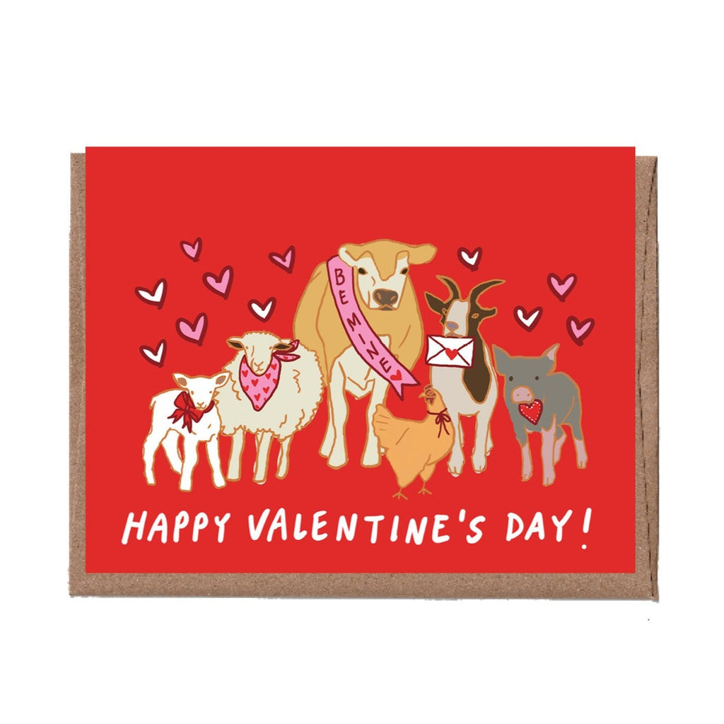 Animal Sanctuary Valentine Card