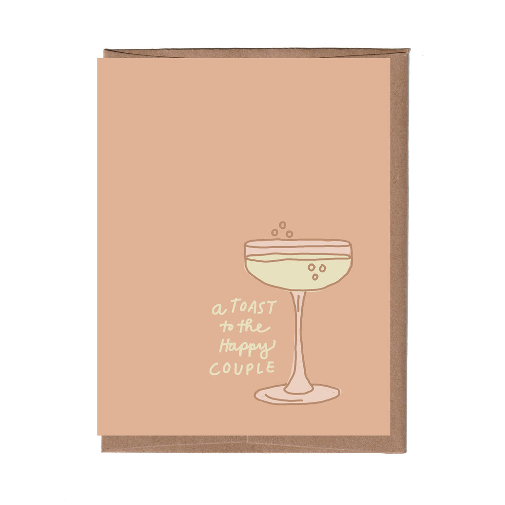 Scratch & Sniff Champagne Wedding Card
