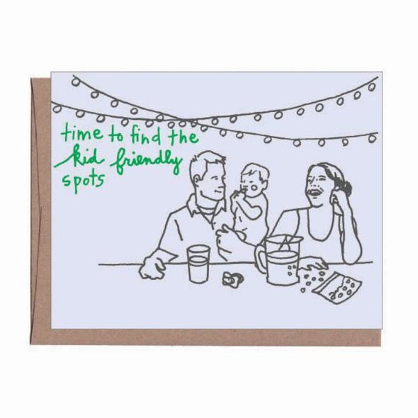 Kid Friendly New Baby Card