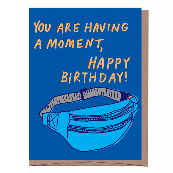 Fanny Pack Birthday Card