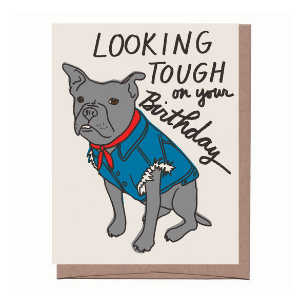 Dog Vest Birthday Card
