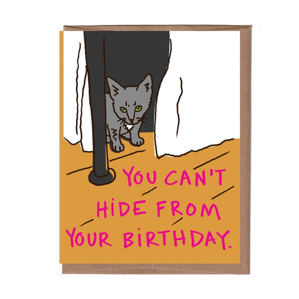 Can't Hide Birthday Card