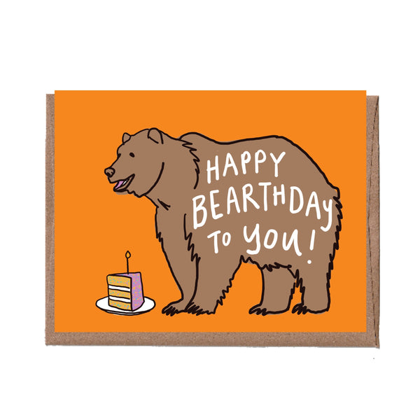 Bearthday Birthday Card