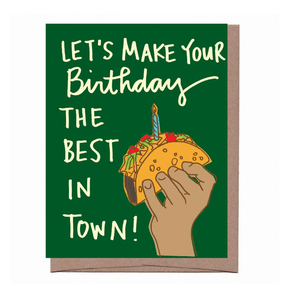 Taco Birthday Card