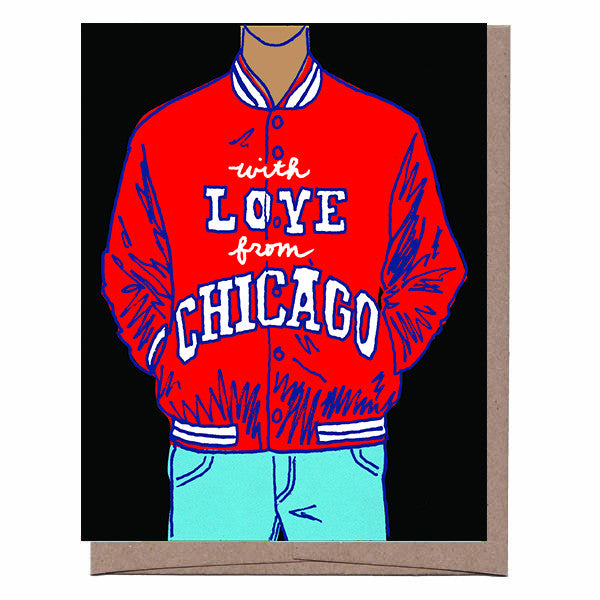 City Satin Jacket Card