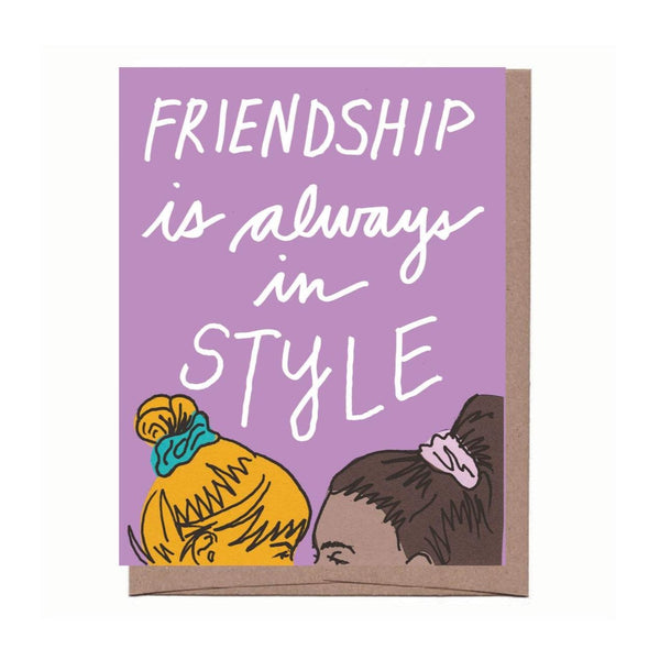Scrunchie Friends Card