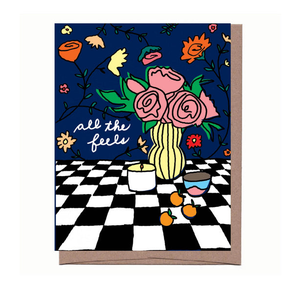 Peonies Sympathy Card