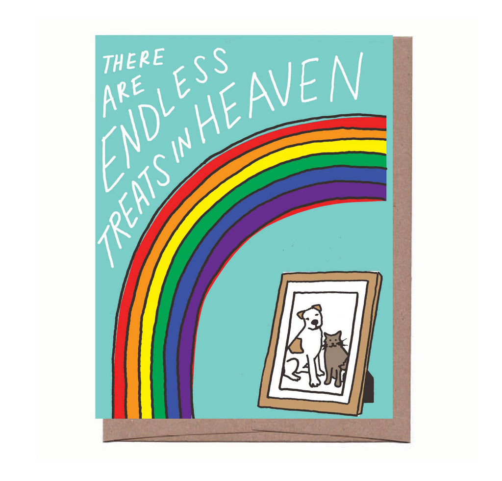 Treats in Heaven Pet Sympathy Card