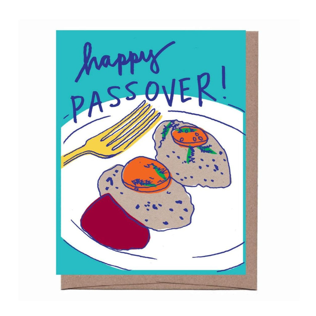 Gefilte Fish Passover Card