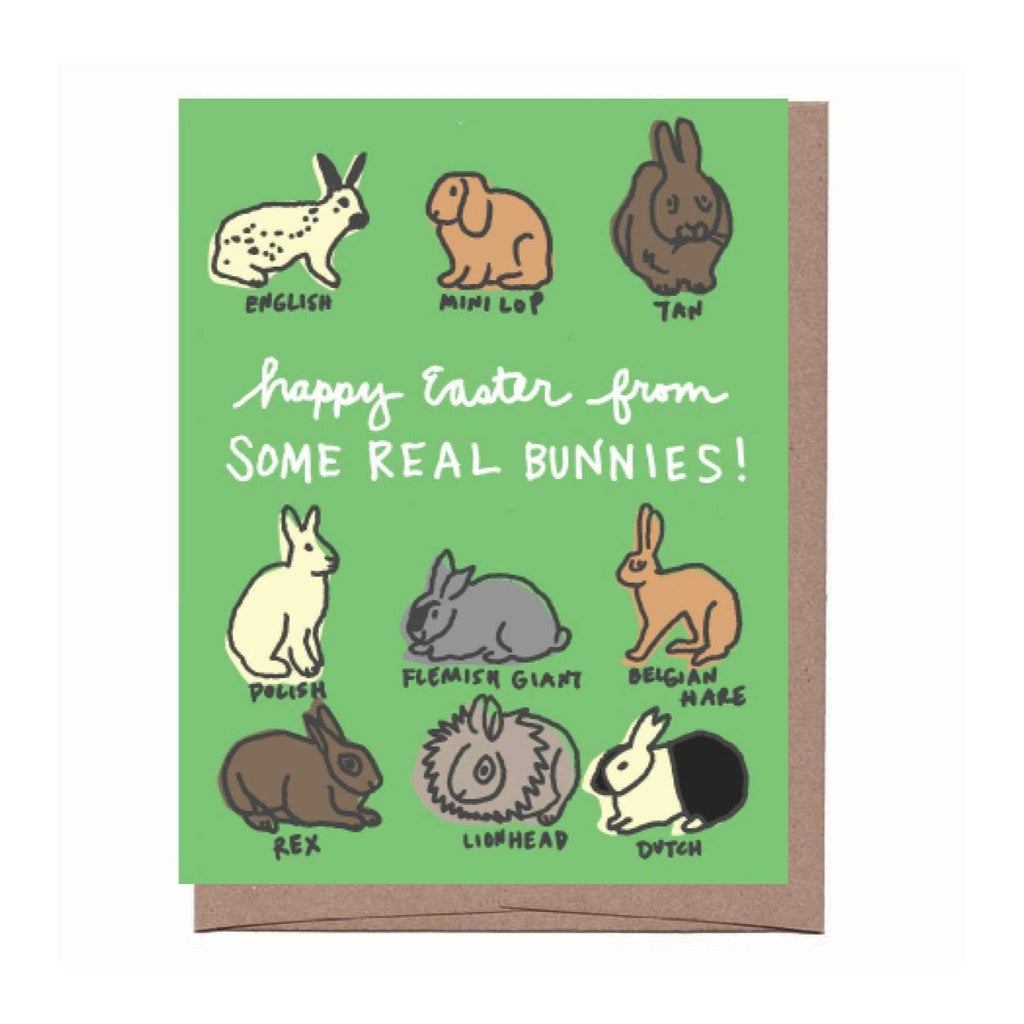 Real Bunnies Easter Card