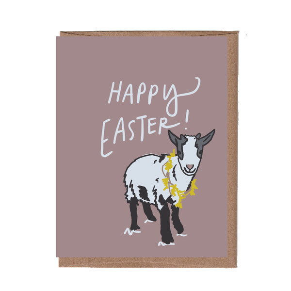 Goat Easter Card