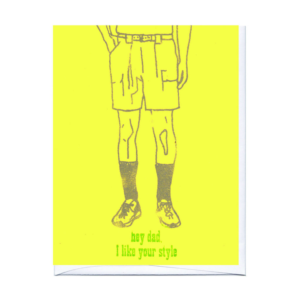 Black Socks Father's Day Card