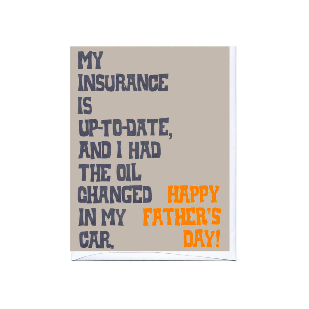 Insurance Father's Day Card