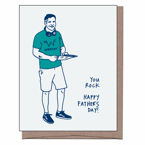 Dad Rock Father's Day Card