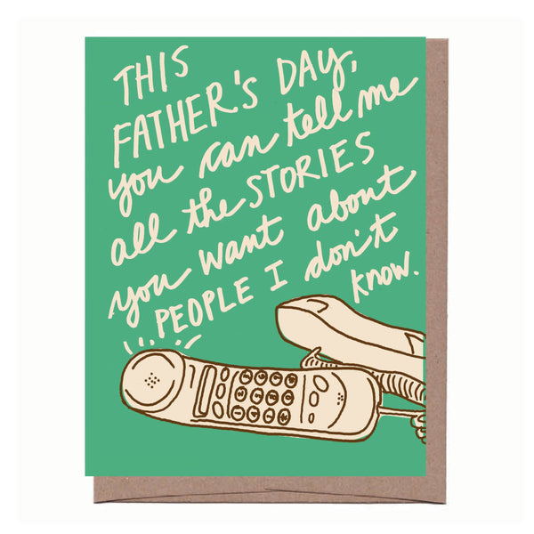 Dad Stories Father's Day Card