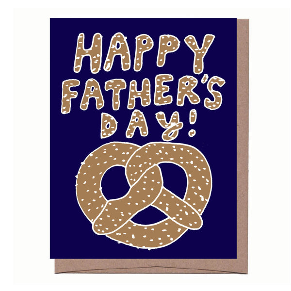 Pretzel Father's Day Card
