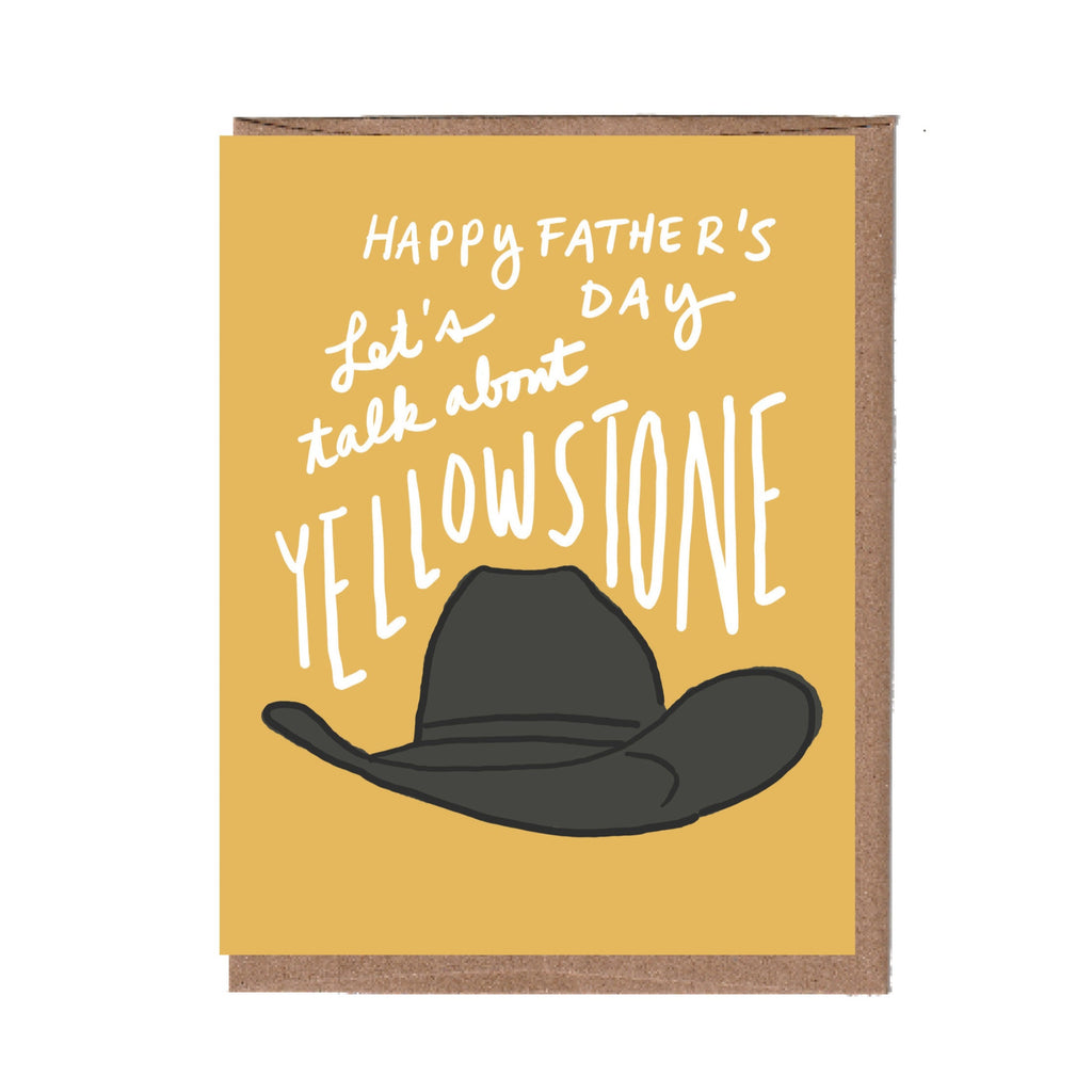 Yellowstone Father's Day Card