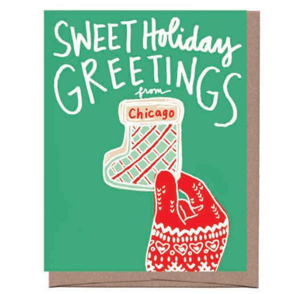 Chicago Holiday Cookie Card